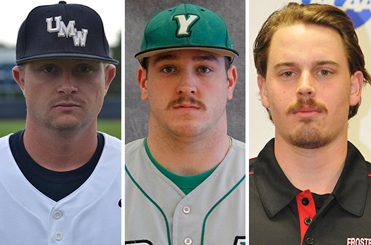 Mary Washington Senior Jono Haught, York Senior Stephen Miele and Frostburg State Senior Clayton Freimuth Earn CAC Baseball Weekly Awards