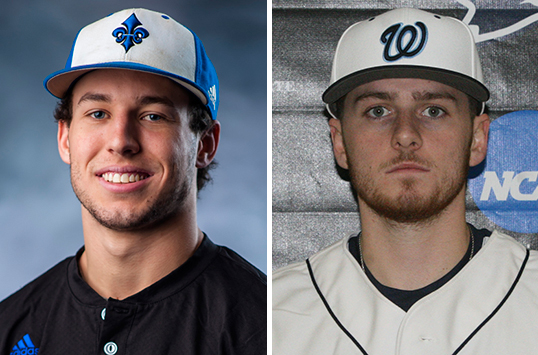 Marymount Freshman Luke Tyree and Wesley Senior Eric Willey Tabbed as CAC Baseball Players of the Week