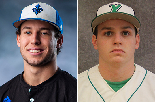 Marymount Freshman Luke Tyree and York Junior Randy Frankenfield Named CAC Baseball Players of the Week