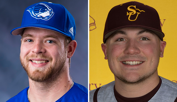 Marymount Junior Conner Hall and Salisbury Senior Austin Heenan Named CAC Baseball Players of the Week
