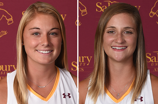 Salisbury Sophomore Catherine Sweeney and Senior Jessie Todd Sweep CAC Field Hockey Weekly Honors