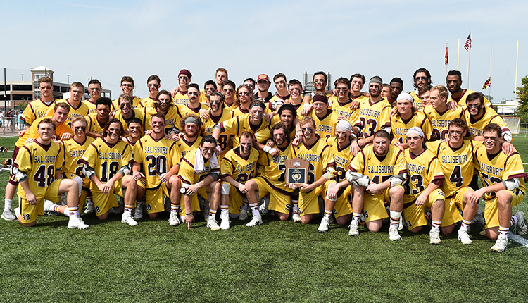 Salisbury Men's Lacrosse Tops York 15-5, Earns 20th CAC Championship