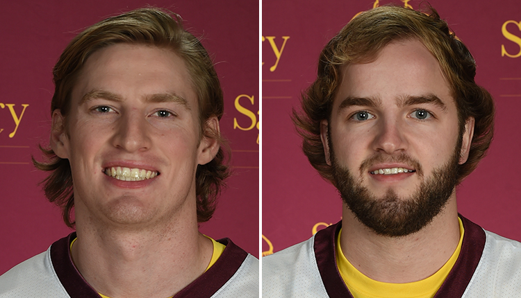 Salisbury Seniors Nathan Blondino and Colin Reymann Sweep CAC Men's Lacrosse Weekly Honors
