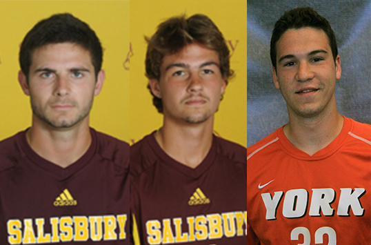 Salisbury's Tanner East, Logan Becker And York's Brad Schmidt Pick Up Men's Soccer Weekly Awards