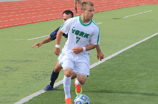 Top Two Seeds - Salisbury And York - Advance To 2013 CAC Men's Soccer Title Match