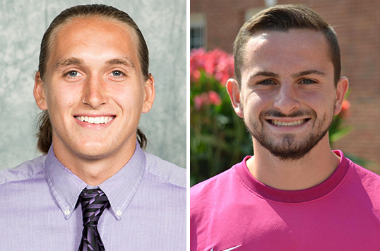 Christopher Newport Junior Patrick Burns and Mary Washington Sophomore Matt Spencer Receive CAC Men's Soccer Weekly Awards