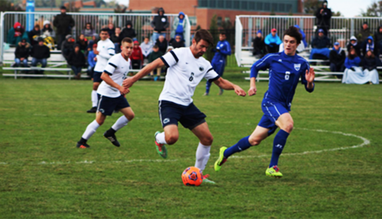 Overtime PK Eliminates Penn State Harrisburg in ECAC Men's Soccer Semifinals