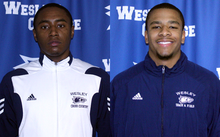 Wesley Freshmen Corey Jones And Lamar Monroe Gain CAC Weekly Indoor Track & Field Awards