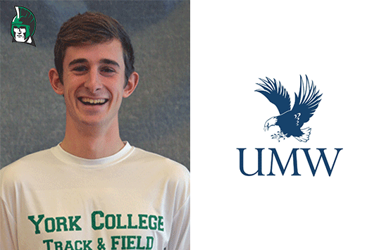 York Senior Tim Hartung and Mary Washington Junior Nick Judy Earn CAC Men's Track & Field Weekly Awards