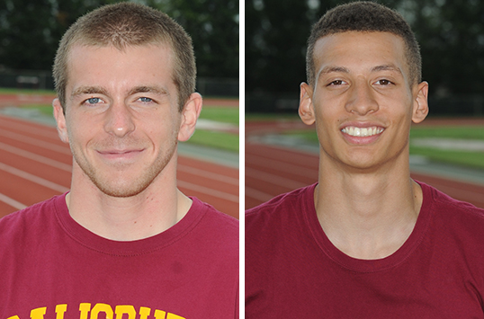 Salisbury Junior Luke Campbell and Senior Dylan Burkett  Awarded as CAC Men's Track & Field Athletes of the Week