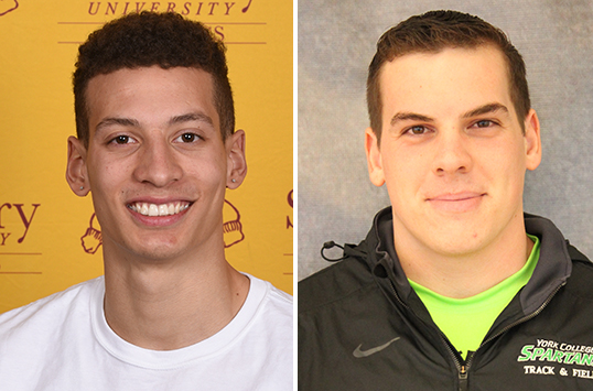 Salisbury Senior Luke Campbell and York Senior Alex Palescandolo Earn CAC Men's Track & Field Weekly Awards