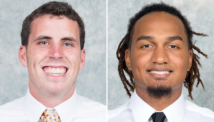 Christopher Newport Seniors Cullen Monahan and Legend Hayes Sweep CAC Men's Track & Field Weekly Awards