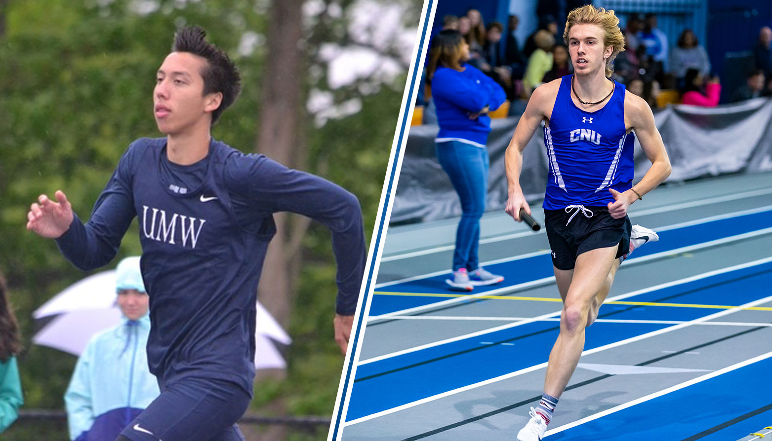 Mary Washington's David Danek & Christopher Newport's Clark Edwards Named CAC Men's Track & Field Athletes of the Week