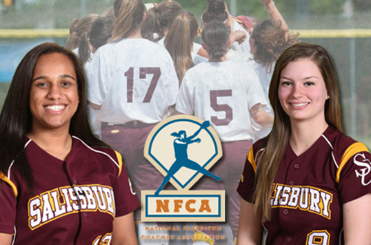 Salisbury's Rachel Johnson and Kim Dorsey Honored as NFCA Softball All-Americans