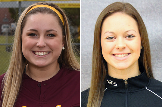 Salisbury Senior Molly Simpson and York Sophomore Courtney Martin Earn CAC Softball Weekly Awards