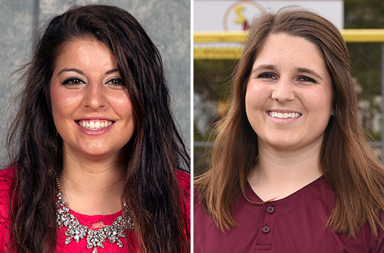 Christopher Newport Senior Scoop Simon and Salisbury Freshman Brooke Mizelle Named CAC Softball Players of the Week