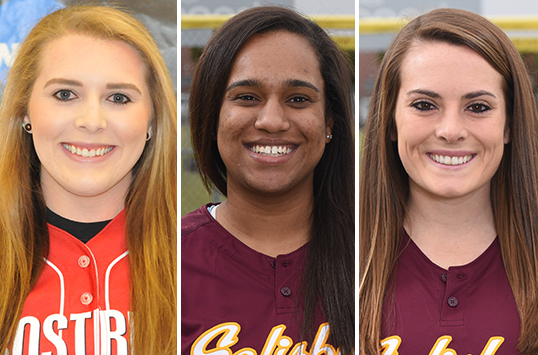 Frostburg State Senior Renay Aubel, Salisbury Senior Kim Dorsey and Salisbury Senior Annah Brittingham Tabbed as CAC Softball Players of the Week
