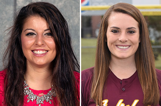 Christopher Newport Senior Scoop Simon and Salisbury Senior Annah Brittingham Honored as CAC Softball Players of the Week