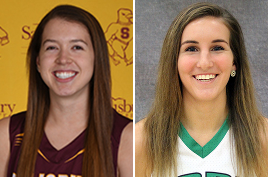Salisbury Senior Julia McLaughlin and York Junior Sam Hruz Selected as CAC Women's Basketball Co-Players of the Week