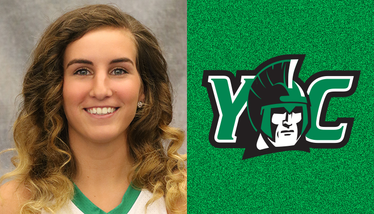 York Senior Sam Hruz Awarded as CAC Women's Basketball Player of the Week