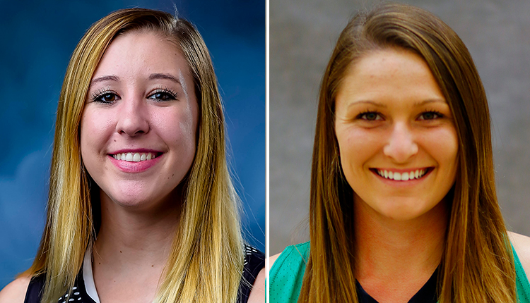 Marymount Sophomore Regan Lohr and York Senior Katie Wagner Honored as CAC Women's Basketball Co-Players of the Week