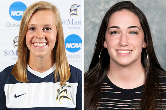 St. Mary's Senior Gillian Sawyer and Christopher Newport Junior Sam Rabinek Claim CAC Women's Soccer Players of the Week