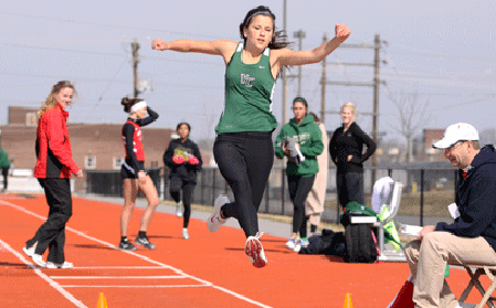 York College's Laura Rowlands has collegiate career on right track