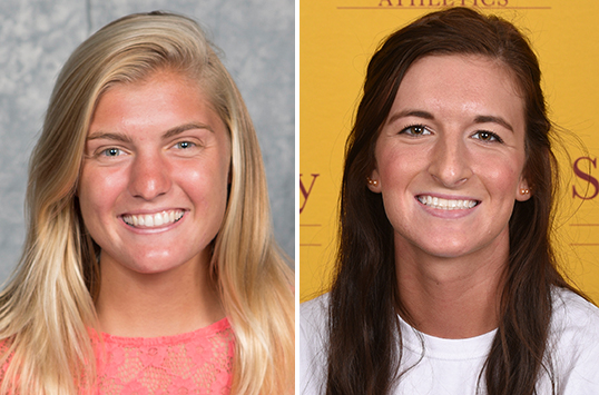 Christopher Newport Junior Logan Harrington and Salisbury Junior Meghan McGowan Claim CAC Women's Track & Field Weekly Awards