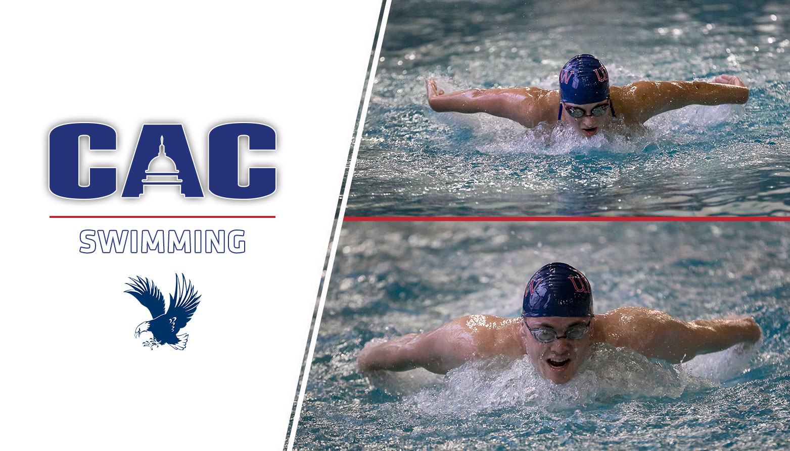 Mary Washington's Carpenter & Whitesell Sweep CAC Swimmer of the Week Awards