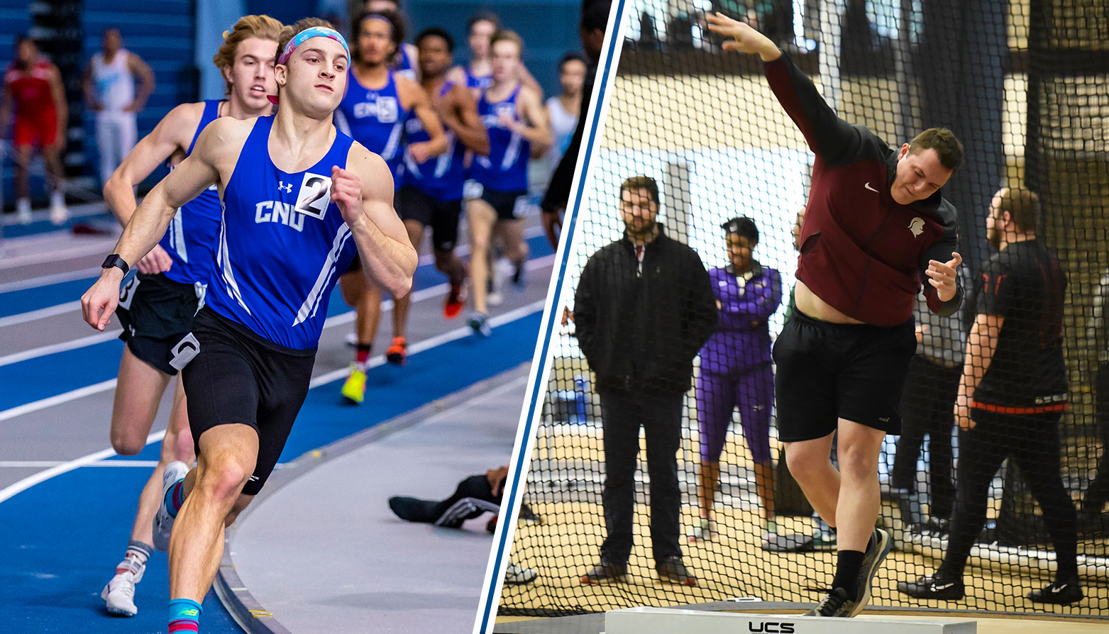 Southern Virgnia's Derek Blasko & Christopher Newport's Adam Wosahla Honored as CAC Men's Track & Field Athletes of the Week